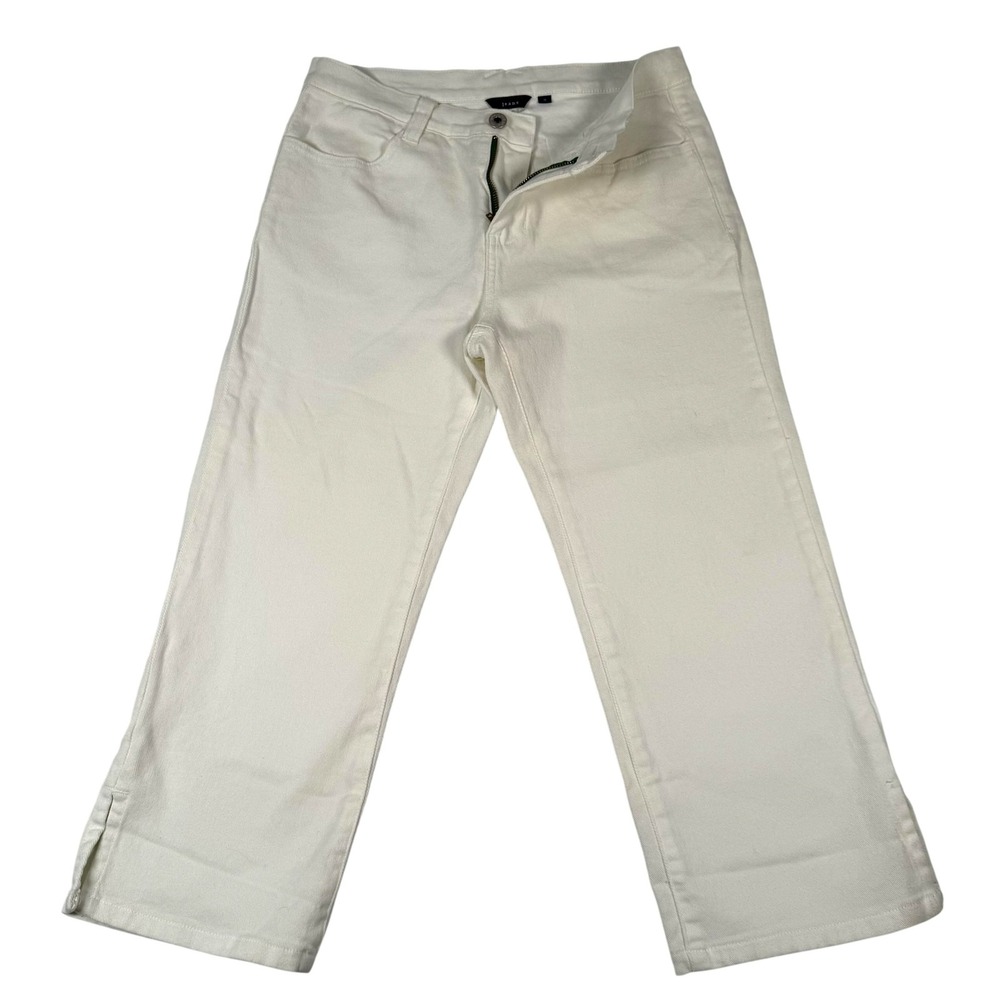 Vintage Tommy Jeans Capri Pants 9 Cropped Denim‎ Y2K 90s Streetwear Wide Leg